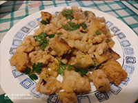 Piatto con Biscotti di Pane con Fagioli Quarantini di Volturara Irpina