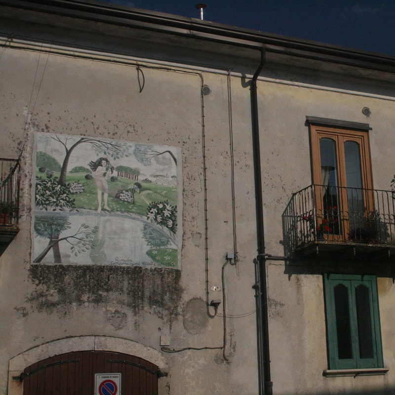 Affresco su palazzo di Nusco